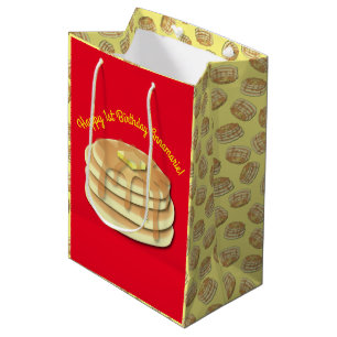 Sacola Para Presentes Média Crianças Cuecas Flapjack de Festa de aniversário