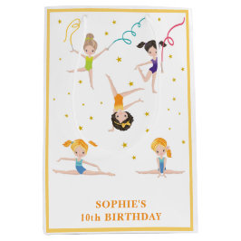 Sacola Para Presentes Média Crianças de aniversário divertidas do Acrobat