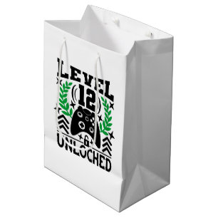 Sacola Para Presentes Média Crianças unisex jogador Aniversário de 12 anos