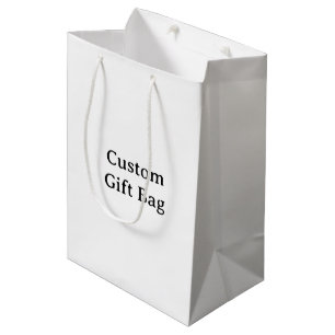Sacola Para Presentes Média Crie seu próprio saco de presente simples personal