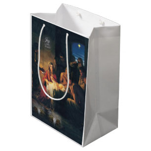 Sacola Para Presentes Média Cristo de Jesus para Presentes de Natal