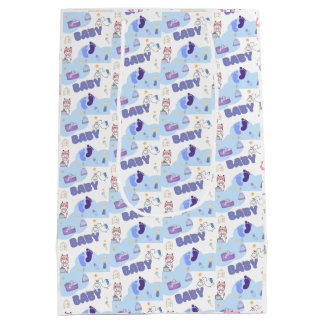 Sacola Para Presentes Média Cute Baby Shower Gift Bag