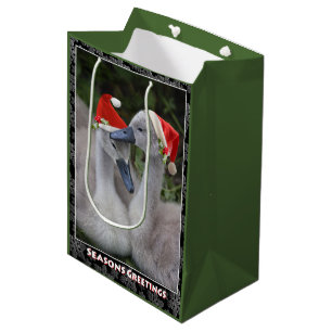 Sacola Para Presentes Média Cygnet Christmas Medium Gift Bag
