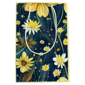 Sacola Para Presentes Média Daisy Wrapping Paper