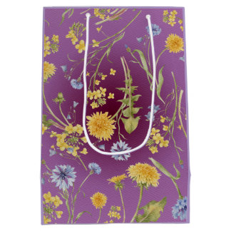 Sacola Para Presentes Média Dandelion Delight Gift Bag