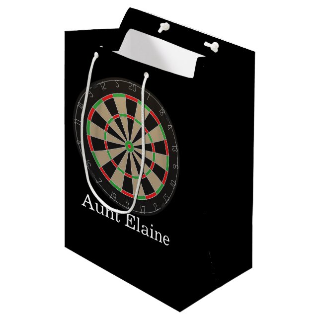 Sacola Para Presentes Média Dartboard Lover 🎯 😍 Dardos (Frente inclinada)