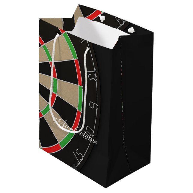 Sacola Para Presentes Média Dartboard Lover 🎯 😍 Dardos (Frente inclinada)