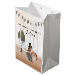 Sacola Para Presentes Média Desempenho maravilhoso Hedgehog Gift Bag