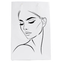 Desenho de rosto de mulher de uma linha n.o 3