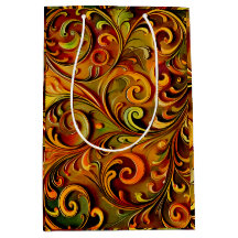 desenho floral Art Nouveau