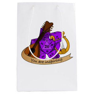 Sacola Para Presentes Média Design de Bard Dice