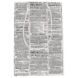 Sacola Para Presentes Média Design de jornal antigo