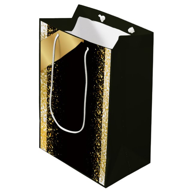 Sacola Para Presentes Média Design elegante e raffinato (Frente inclinada)