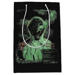 Sacola Para Presentes Média Desperdício Biológico - Design de Streetwear Techn