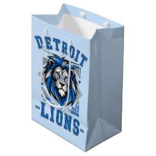 Sacola Para Presentes Média Detroit Lions  futebol