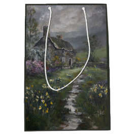 Sacola Para Presentes Média "Dia da Sopa - Uma Cottage Inglesa"