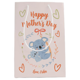 Sacola Para Presentes Média Dia de as mães Personalizado