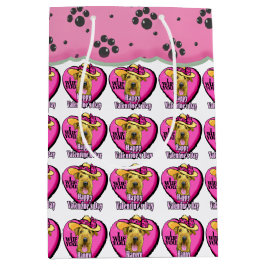 Sacola Para Presentes Média Dia de os namorados Airedale Terrier
