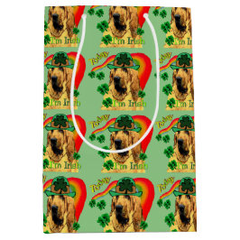 Sacola Para Presentes Média Dia de São Patrício do Bloodhound