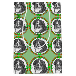 Sacola Para Presentes Média Dia de São Patrício do Cão Mtn