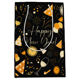 Sacola Para Presentes Média Dia do ano novo