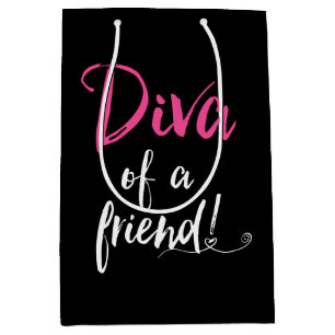 Sacola Para Presentes Média "DIVA de um Amigo"