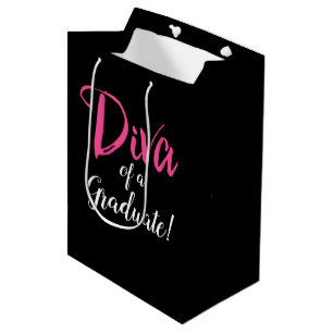 Sacola Para Presentes Média "DIVA de um Formando!"