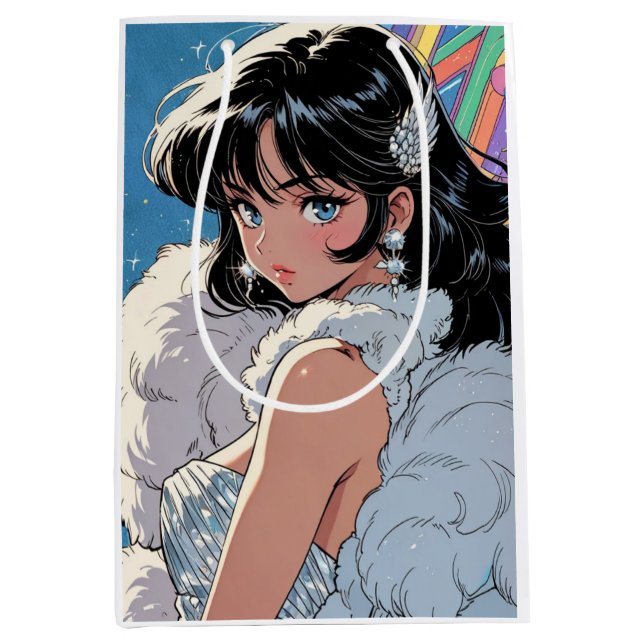 Sacola Para Presentes Média Diva do anime (Frente)