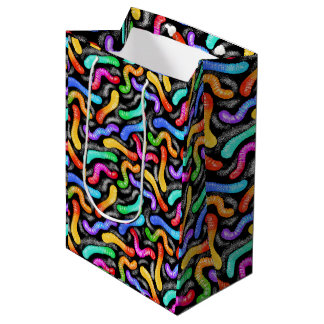 Sacola Para Presentes Média Doce Feliz e Colorido para lembrancinha de festa i
