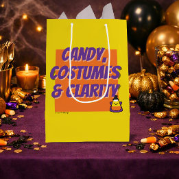 Sacola Para Presentes Média Doces, Fantasias e Clareza | Festa de Halloween Só