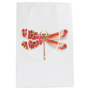 Sacola Para Presentes Média Dragonfly com joalheria sakura