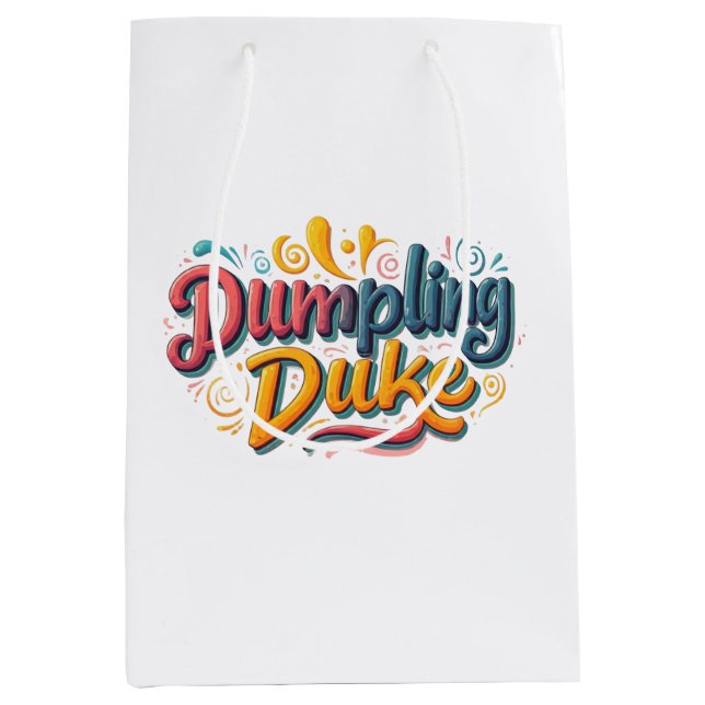 Sacola Para Presentes Média Dumpling Duke (Frente)