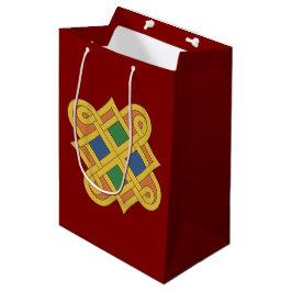 Sacola Para Presentes Média Durrow Knotwork 2016