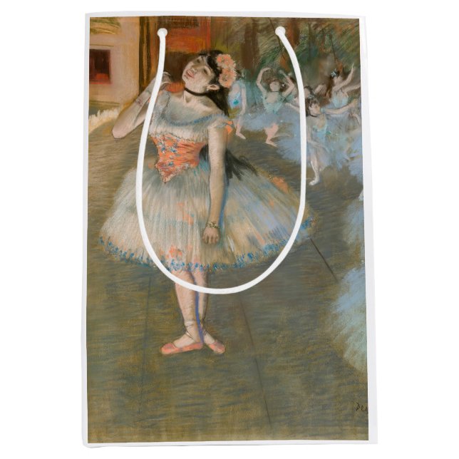 Sacola Para Presentes Média Edgar Degas - A Estrela (Frente)