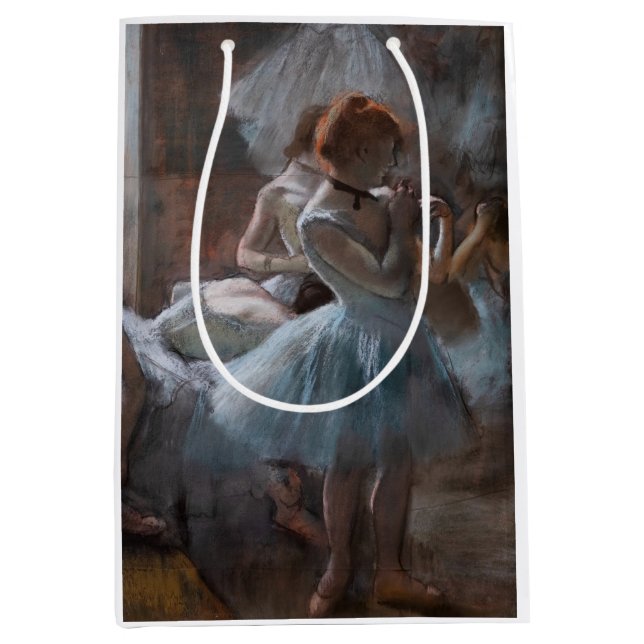 Sacola Para Presentes Média Edgar Degas - Dançarinos (Frente)