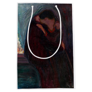 Sacola Para Presentes Média Edvard Munch - O Beijo