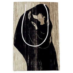 Sacola Para Presentes Média Edvard Munch - O Beijo IV