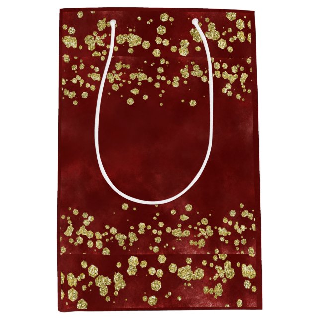 Sacola Para Presentes Média Elegante Rustic Bohemian Bag (Frente)