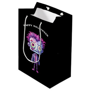 Sacola Para Presentes Média Engraçado Frankenstein Monster Halloween