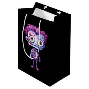Sacola Para Presentes Média Engraçado Frankenstein Monster Halloween
