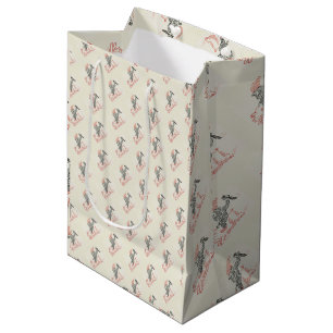 Sacola Para Presentes Média Engraçado Gnomo Natal