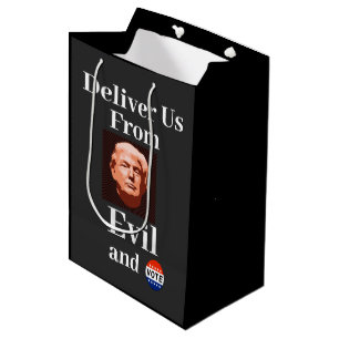 Sacola Para Presentes Média Entregue-Nos Da Mau Gift Bag