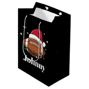 Sacola Para Presentes Média Equipe Esportiva de Inverno de Futebol de Natal Pe