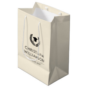 Sacola Para Presentes Média Escolas Personalizadas e Formandos Elegantes