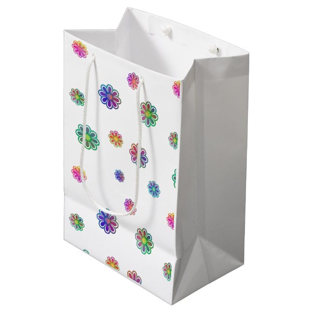 Sacola Para Presentes Média Escolha um Posy (Frente inclinada)