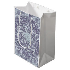 Sacola Para Presentes Média Espirais de Triângulos