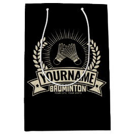 Sacola Para Presentes Média Esportes de Raquete de Tênis de Badminton Personal