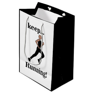 Sacola Para Presentes Média Esportes Runner Athlete
