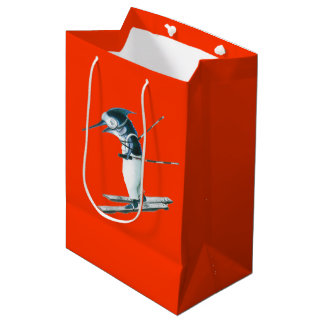 Sacola Para Presentes Média Esqui Marlin 