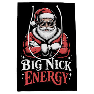 Sacola Para Presentes Média Estilo Grunhido Grande Energia de Nick Divertido N
